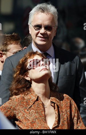 SUSAN SARANDON TIM ROBBINS SCHAUSPIELER HOLLYWOOD LOS ANGELES CA USA 10.10.2008 Stockfoto