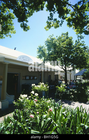 Eingang zum Le Quartier Francais Restaurant, Franschhoek, Westkap, Südafrika, Afrika Stockfoto