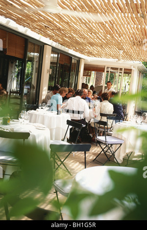 Eindruck im La Colombe Restaurant, Weingut Constantia Uitsig, Constantia, Western Cape, Südafrika, Afrika Stockfoto