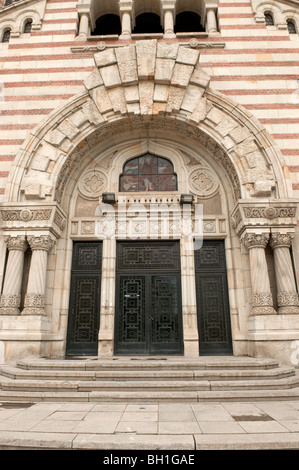 Haupteingang des St John The Baptist Cathedral in Ploiesti Rumänien und Osteuropa Stockfoto