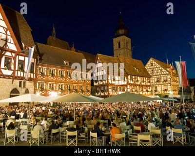 Festival im alten Teil der Stadt, Forchheim, Franken, Germany Stockfoto