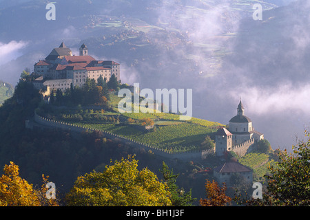 Saeben Abbey, Saben Abbey, ein Benediktiner-Kloster und Wallfahrt Website, Säben, Südtirol, Italien Stockfoto