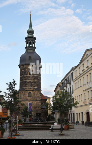 Bad Schandau, Marktplatz, Sächsische Schweiz, Sachsen, Deutschland Stockfoto