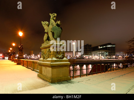 Moltkebrücke, Hauptbahnhof, Berlin, Deutschland Stockfoto