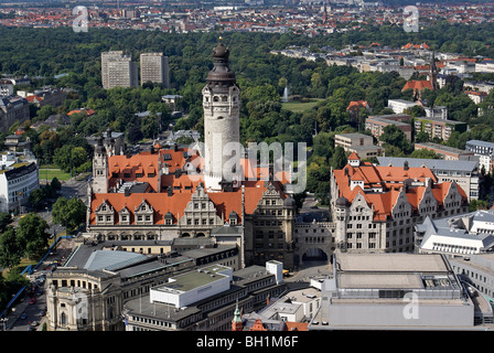 New Town Hall, Leipzig, Sachsen, Deutschland Stockfoto