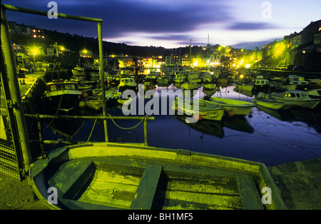 Europa, England, Cornwall, Hafen in Mevagissey Stockfoto