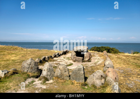 Harhoog, alte Stonegrave, Keitum, Sylt Insel, Nordfriesischen Inseln, Schleswig-Holstein, Deutschland Stockfoto