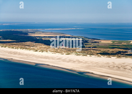 Luftaufnahme der Insel Amrum, Nordfriesischen Inseln, Schleswig-Holstein, Deutschland Stockfoto