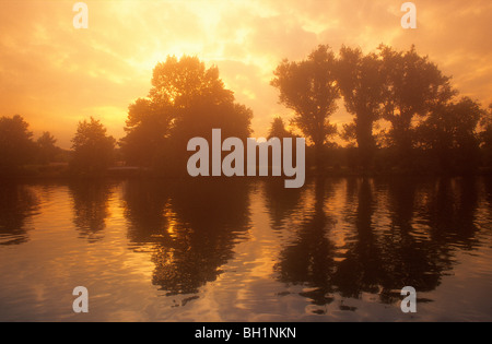 England, Berkshire, in der Nähe von Bisham Themse Stockfoto