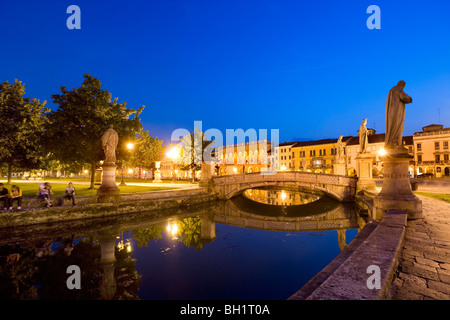 Prato della Valle, Padua, Veneto, Italien Stockfoto