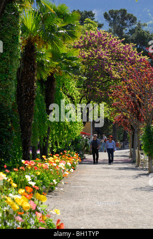 Kurpark von Meran, Vinschgau, Südtirol, Italien Stockfoto