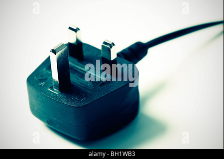 UK 3 pin 13 Amp-Stecker Stockfoto