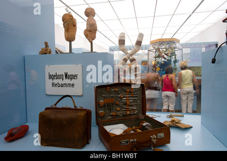 Das Deutsche Hygiene-Museum, DHMD, Raum 2 Leben und sterben, Dresden, Sachsen, Deutschland, Europa Stockfoto