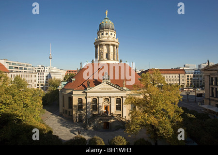 Französische Kirche, Franzoesischer Dom, Gendarmenmarkt, Berlin, Deutschland Stockfoto