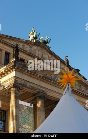 Christmas Market Gendarmenmarkt Berlin Deutschland Stockfoto