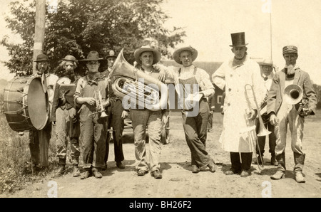 Comic-Parade Band Ländergruppe Stockfoto