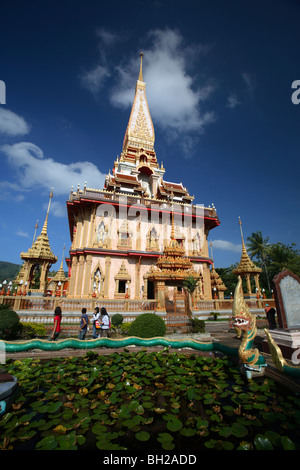 Wat Chalong Tempel, Phuket, Thailand Stockfoto