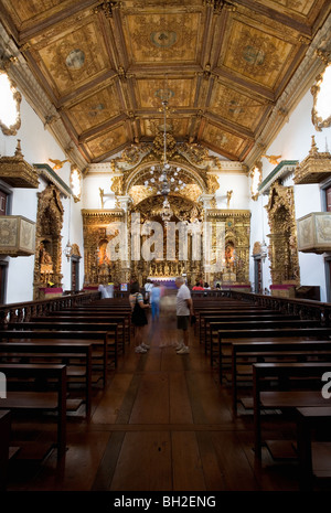 Igreja Matriz de Santo Antônio gelegen in Tiradentes Brasilien Stockfoto