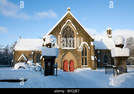 Inverallan Kirche, Kirche von Schottland, Grantown auf Spey, Hochland, Schottland Stockfoto