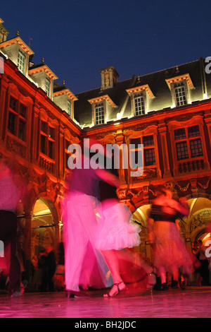 TANGO ABEND IM HERZEN VON ALT-BÖRSEGEBÄUDE JEDEN SONNTAGABEND, LILLE, NORD (59), FRANKREICH Stockfoto