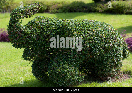 Topairy Tiere in der Nong Nooch Tropical Botanical Garden in Pattaya, Thailand Stockfoto