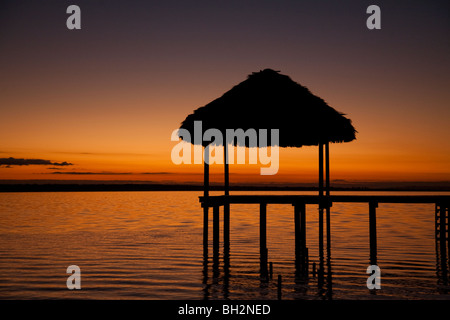 Lake Petén Itzá, El Remate, Guatemala. Stockfoto