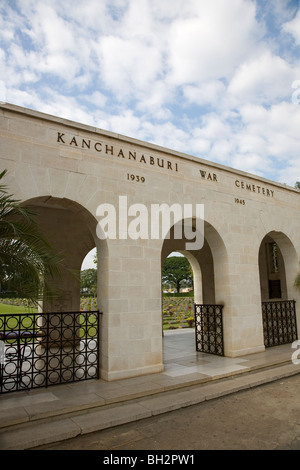 Kanchanaburi-Soldatenfriedhof Stockfoto