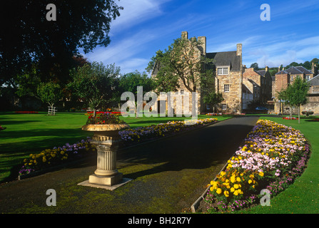 Eine Außenansicht des Mary, Queen of Scots Haus in Jedburgh, The Scottish Borders Stockfoto