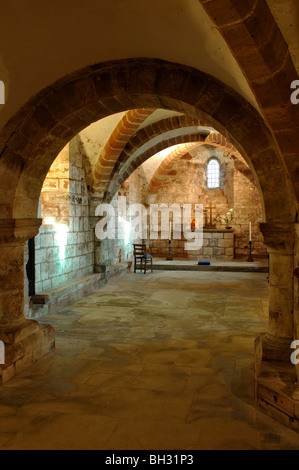 Die Krypta, St. John the Baptist Church, Berkswell, West Midlands, England, UK Stockfoto