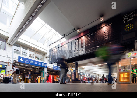 Montparnase Bahnhof, Paris, Frankreich Stockfoto