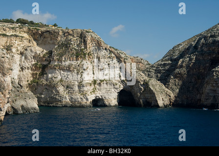 Wied Iz Zurrieq, Insel Aerial View, Malta, Republik Malta, Stockfoto