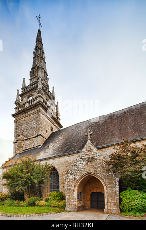 Detail aus Saint Gigner Kirche, Stadt Pluvigner, Departement Morbihan, Bretagne, Frankreich Stockfoto