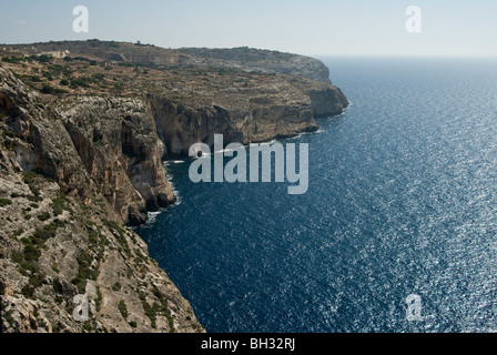 Wied Iz Zurrieq, Insel Aerial View, Malta, Republik Malta, Stockfoto