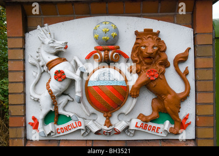 Gedenktafel an der Quay Street Brücke auf Weg nach Salford in Manchester England UK Europa Stockfoto