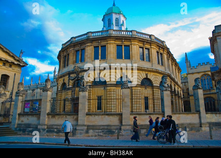 Sheldonian Theatre breite Straße Oxford England UK Europe Stockfoto