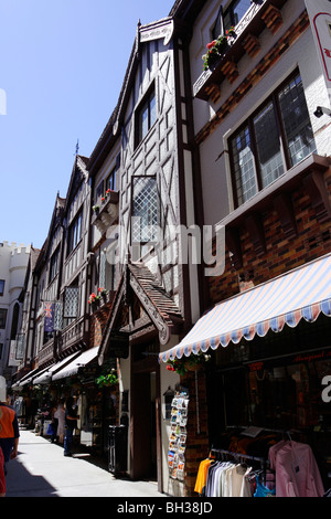 Tudor-Architektur in London Court in Perth, Western Australia. Stockfoto