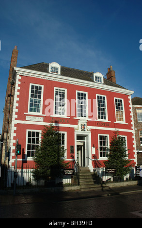 Rotes Haus antike Zentrum, York, England, UK Stockfoto