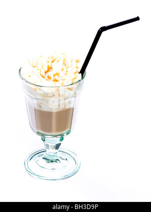 Café-Bar Kaffee Getränke bereit Cappuccino Mokka Stockfoto