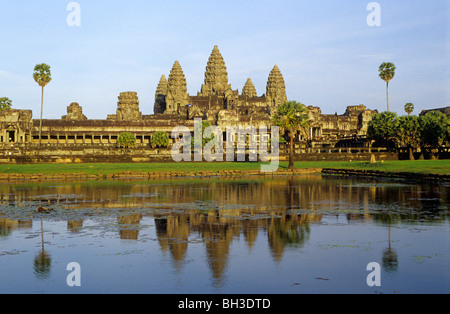 Tempelanlage von Angkor Wat. Angkor. Kambodscha Stockfoto