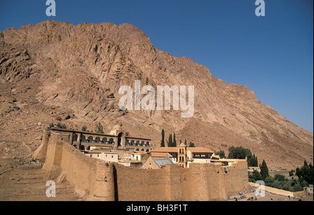 Ägypten, St. Catherine Monastery am Fuße des Berges Sinai Stockfoto