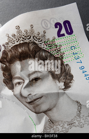 20-Pfund-note Stockfoto