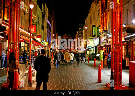 Gerrard Street in Londons Chinatown Stockfoto