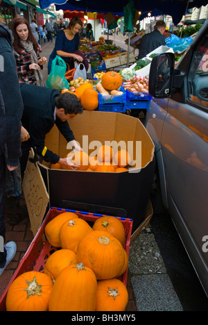 Kürbisse Northcote Road Wandsworth South London England UK Europa Stockfoto