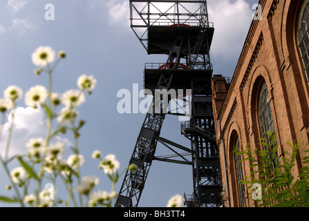 Zeche Minenschacht, Muzeum Slaskie Lebensraum, Kattowitz. Stockfoto