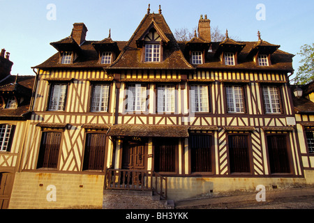 MAURICE RAVEL HAUS, NUMMER 4 RUE D ' ENFER IN LYONS-LA-FORET, EURE (27), NORMANDIE, FRANKREICH Stockfoto