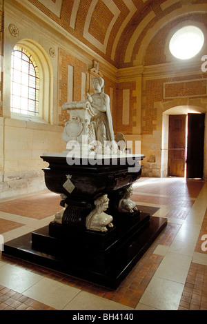 DIANE DE POITIERS MAUSOLEUM, SCHLOSS ANET, EURE-ET-LOIR (28), FRANKREICH Stockfoto