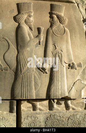 IRAN, Persepolis, Takht-e Jamshid, die zeremonielle Kapital von Achaemenid-Reich (ca. 550-330 v. Chr.), Stockfoto