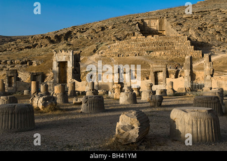 IRAN, Persepolis, Takht-e Jamshid, die zeremonielle Kapital von Achaemenid-Reich (ca. 550-330 v. Chr.), Stockfoto