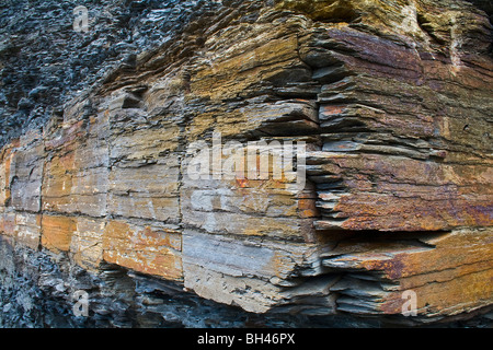 Jurassic Felswand Kimmeridge Bay, Dorset. Stockfoto