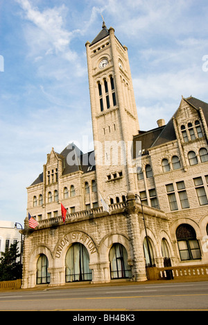 Union Station Nashville, heute ein Wyndham Historic Hotel in Nashville, Tennessee Stockfoto